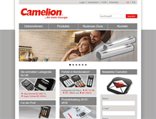 Tablet Screenshot of camelion.com