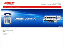 Tablet Screenshot of camelion.cl